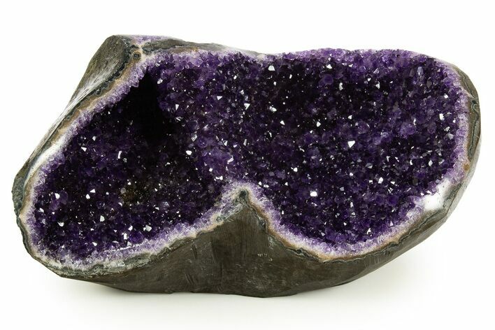 Sparkling Deep-Purple Amethyst Geode - Uruguay #342730